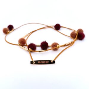 ARIANE - SAUTOIR WINTER-COGNAC