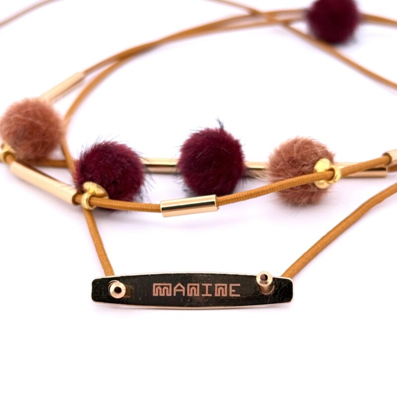 ARIANE - SAUTOIR WINTER-COGNAC – Image 3