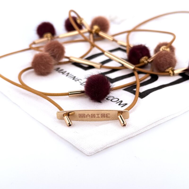 ARIANE - SAUTOIR WINTER-COGNAC – Image 2