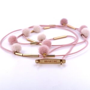 ARIANE - SAUTOIR WINTER-VIEUX ROSE