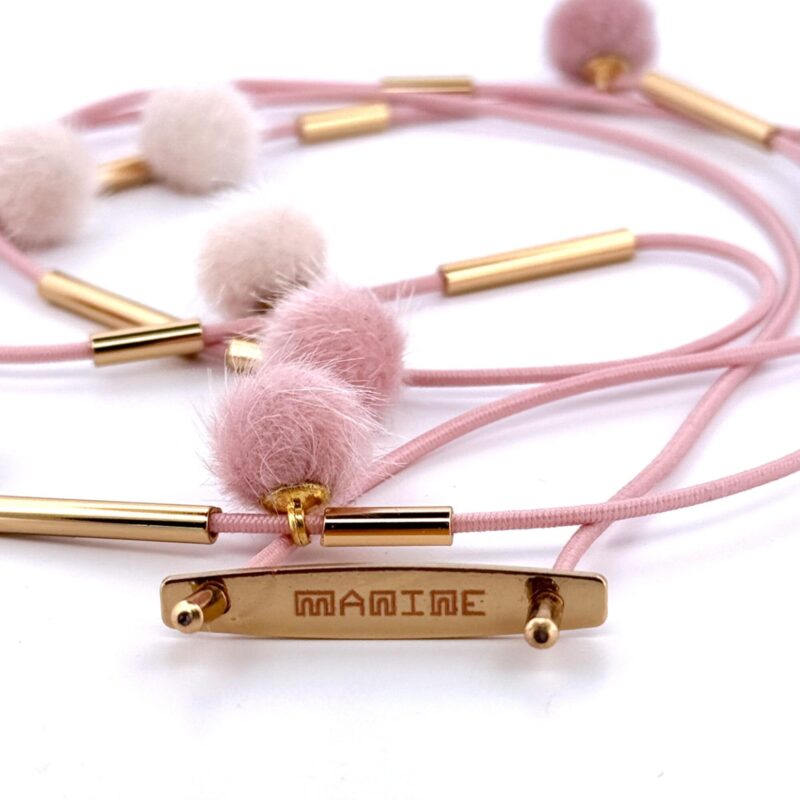 ARIANE - SAUTOIR WINTER-VIEUX ROSE – Image 2