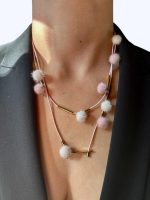 ARIANE Sautoir - Winter - Vieux rose